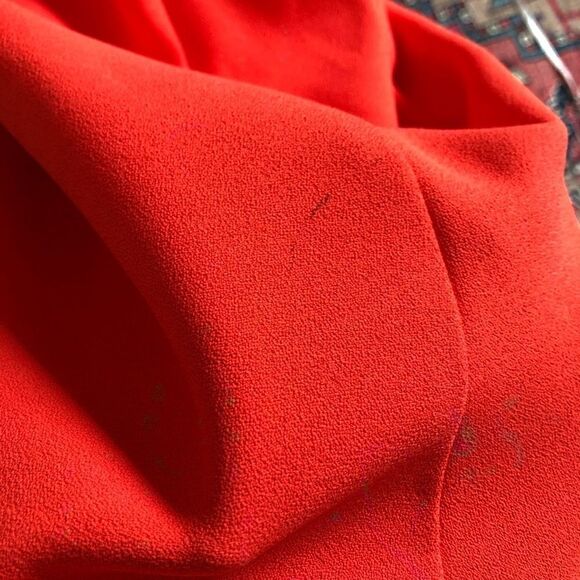 Sheike Red Ruffle Party Dress Small XS - Picture 10 of 13